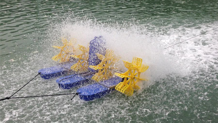O princípio de aeração do aerador de tanque de peixes