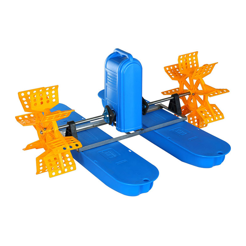 Aerador de roda d'água de duas folhas e quatro chaves